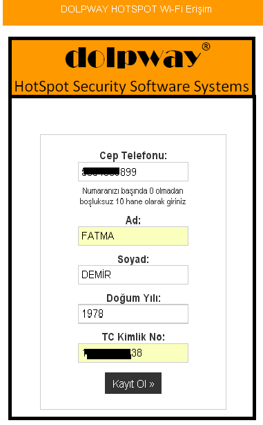 tckimlikvesmsilehotspotinternet